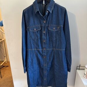 Frye Blue Denim Mini Dress